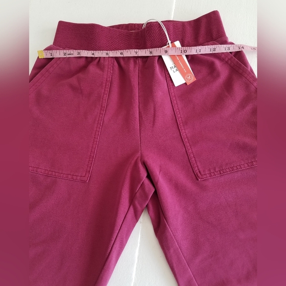 NWT MARINE LAYER Women's Jloggers Sweat Pants Burgundy Size XS - Picture 2 of 9